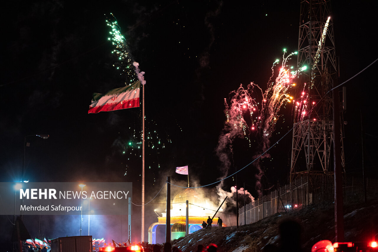 آسمان دارالمومنین تهران در شب عید غدیر نورافشانی می‌شود - خبرگزاری مهر | اخبار ایران و جهان