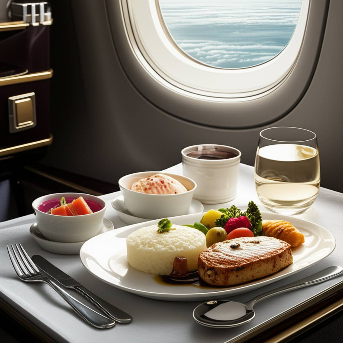 غذای هواپیمایی ترکیش Turkish Airlines Catering