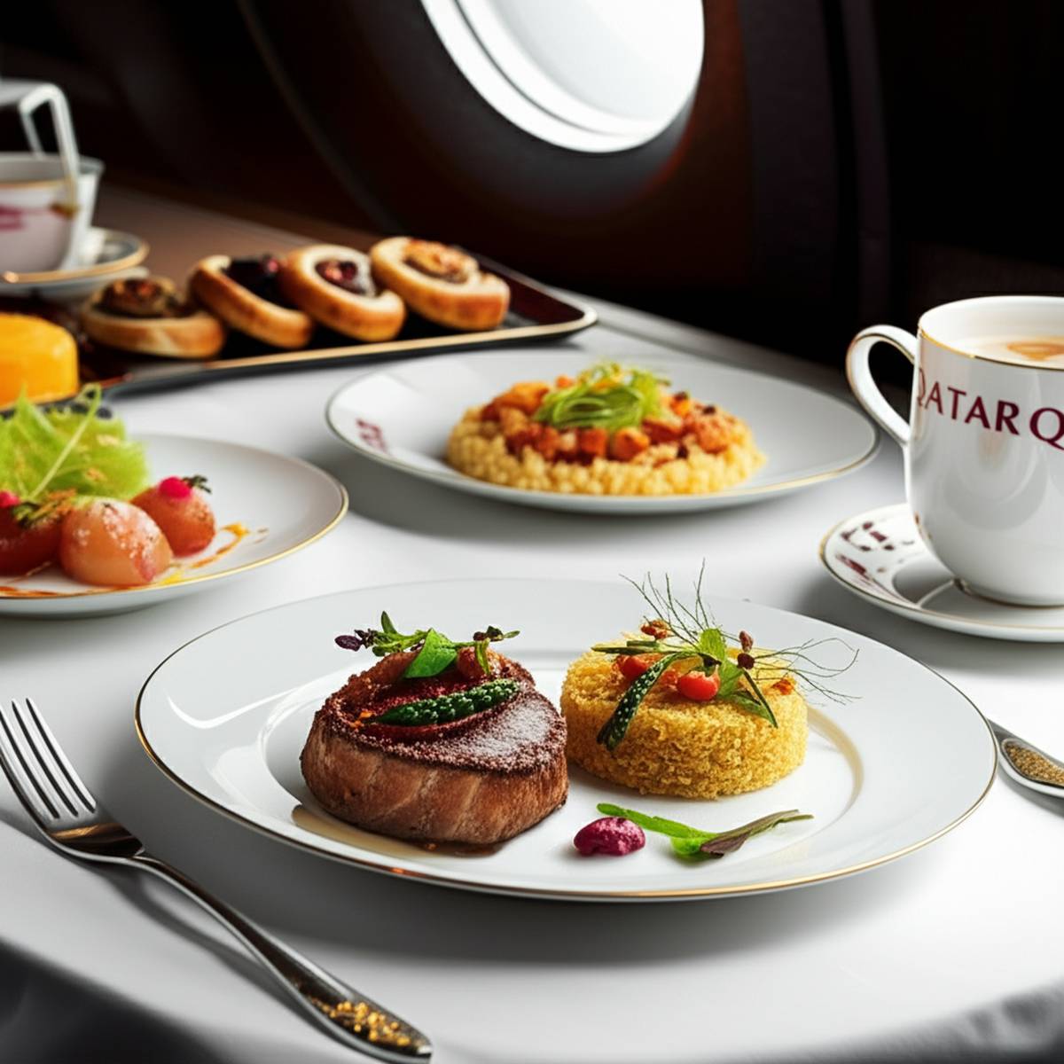 غذاهای قطر ایرویز