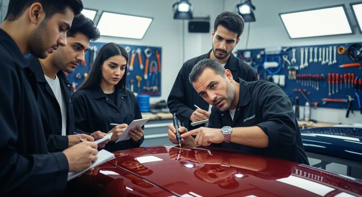 کلاس آموزش لیسه گیری خودرو