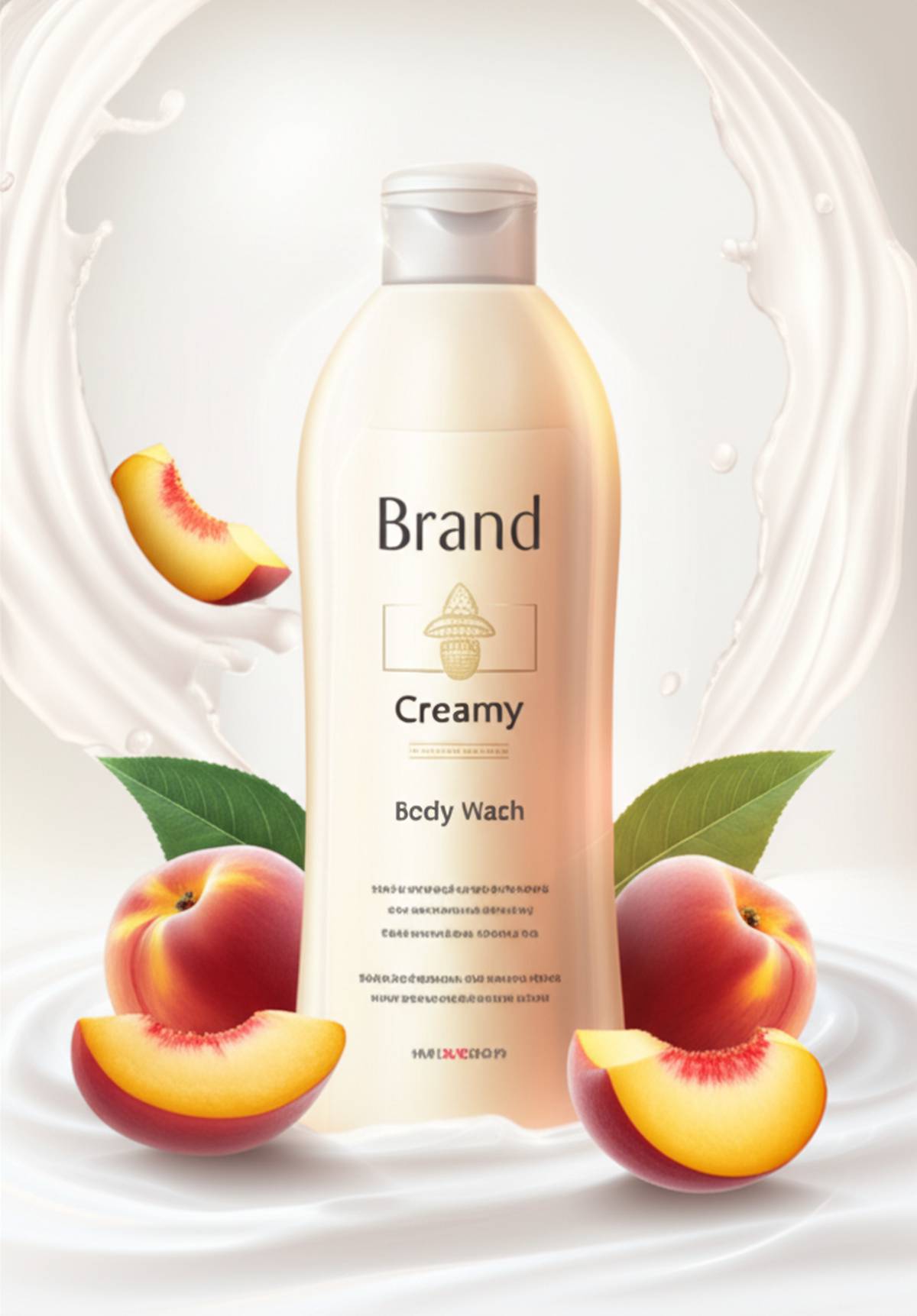 شامپو بدن کرمی هیدرودرم با رایحه هلو | مزایا و ویژگی ها