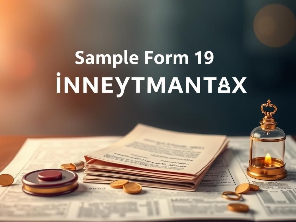 نمونه فرم ۱۹ مالیات بر ارث | راهنمای جامع دانلود و تکمیل