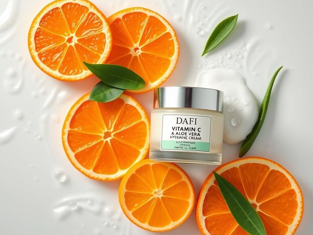 کرم آبرسان و روشن کننده دافی | ویتامین C و آلوئه ورا