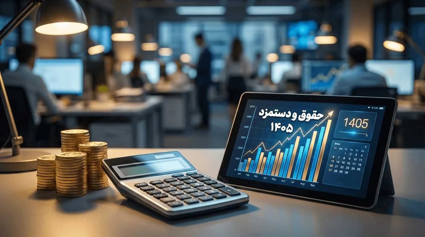 جدول حقوق و دستمزد ۱۴۰۵ + دانلود اکسل محاسبات (راهنمای ویژه مدیران مالی)