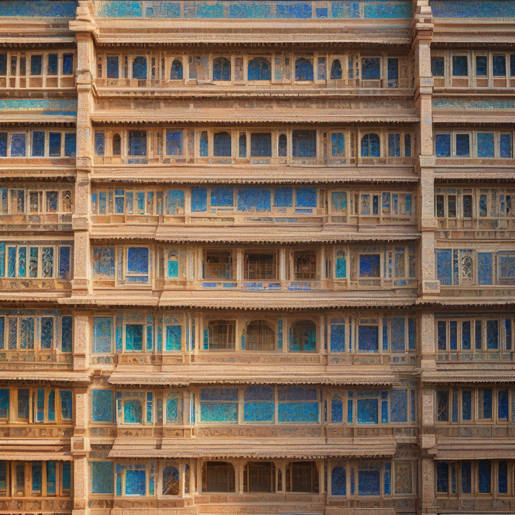 عمارت کاشی کاری شده